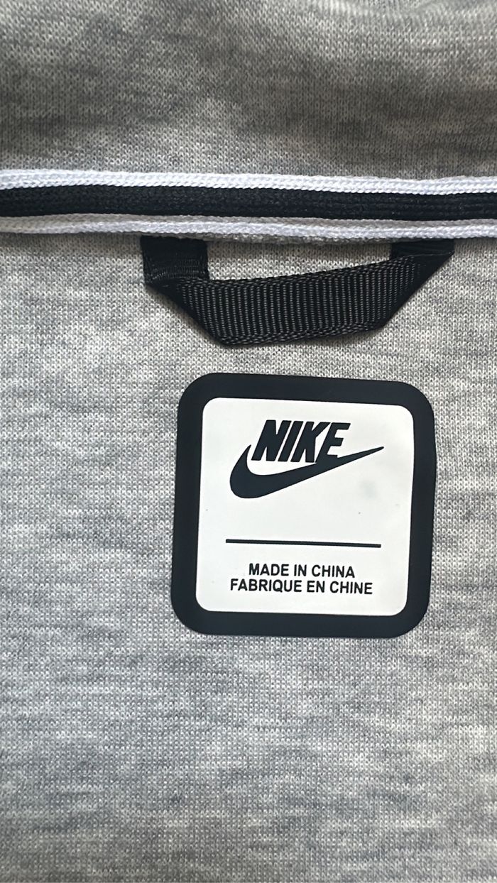 Nike Tech Fleece Gris Homme/Femme – Sweat à Capuche Zip Premium – Neuf Étiquette - photo numéro 8