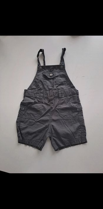 Salopette short garçon