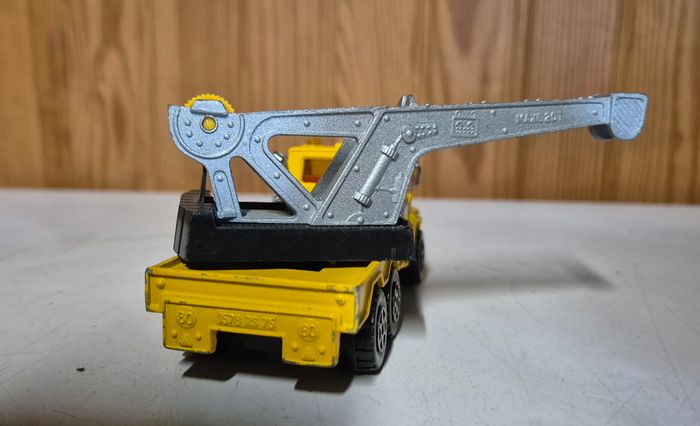 Camion miniature majorette extractor jaune 1/60 Ford louisville - photo numéro 3