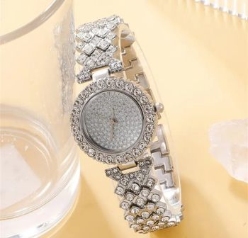 Montre argenté mariage