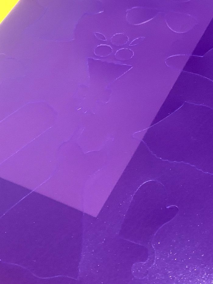 Set 2 feuilles de gabarits de vêtements en plastique - photo numéro 6