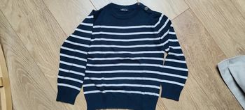 Pull marin blanc et marine Influx - 12 ans