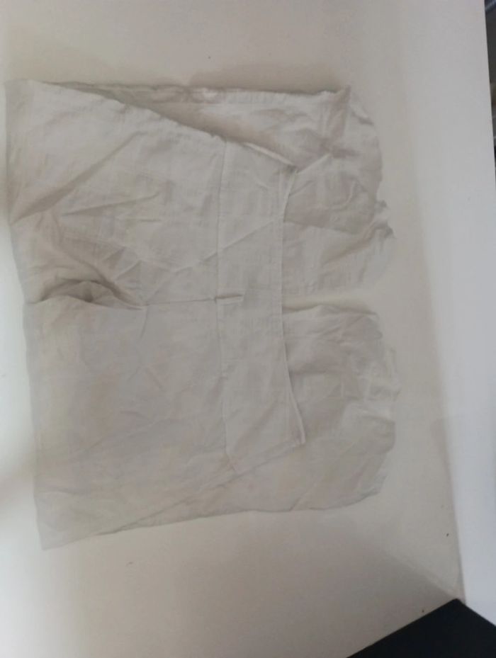 Pantacourt femme Cache cache jambes larges et bas bouffant taille 38 rétro vintage - photo numéro 8