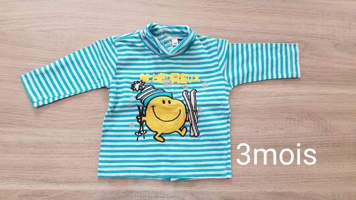 lot 5 t-shirts + 1 sous-pull 3 mois - photo numéro 4