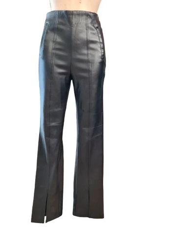 Pantalon simili cuir stradivarius