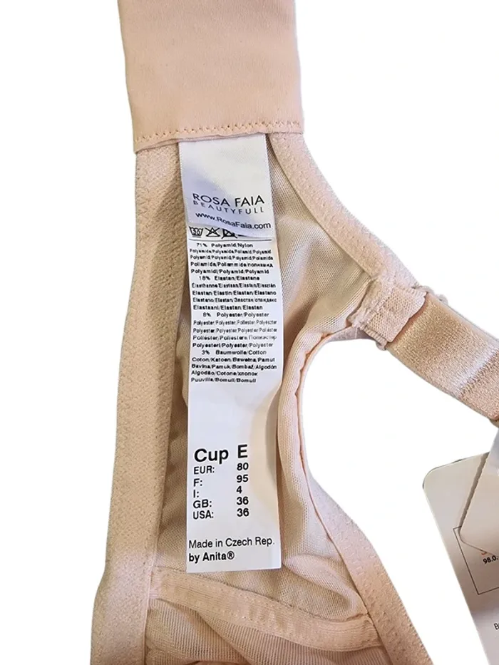 Rosa Faïa (Anita) soutien gorge sans armatures Mila * 95E * - photo numéro 6