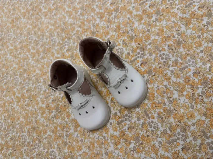Salomés bébé cuir blanc jacadi - photo numéro 6