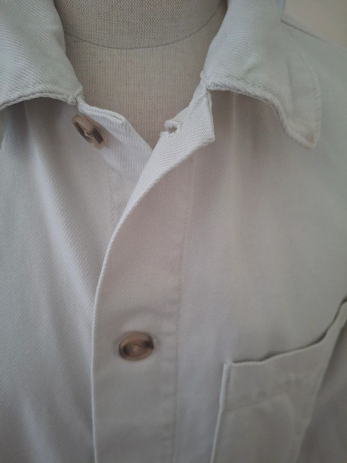 Veste homme grosse toile blanche XL mais taille grand - photo numéro 4