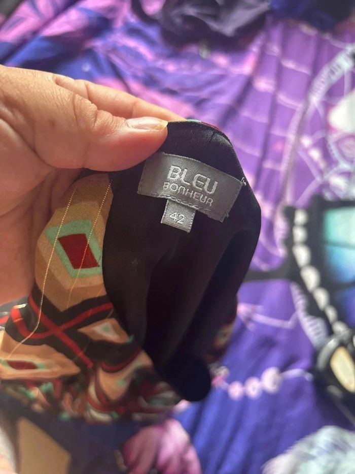 Très jolie robe taille 42 marque bleu bonheur • - photo numéro 5
