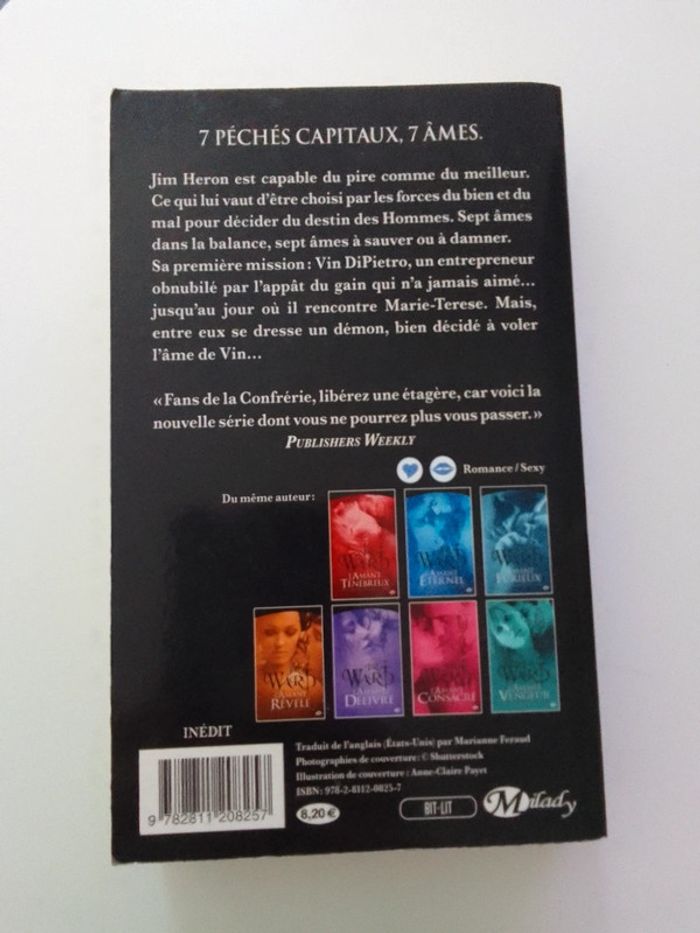 J.R Ward - Convoitise Anges déchus Tome 1 - photo numéro 2