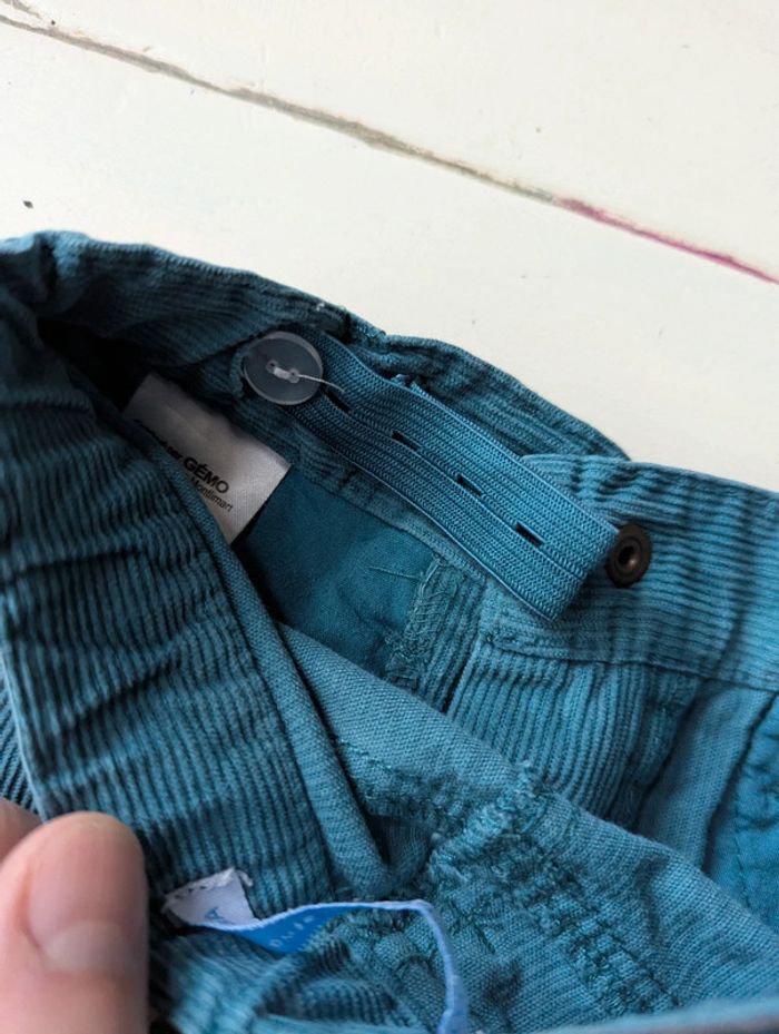 Lot de 2 pantalons en velours Gémo - photo numéro 9