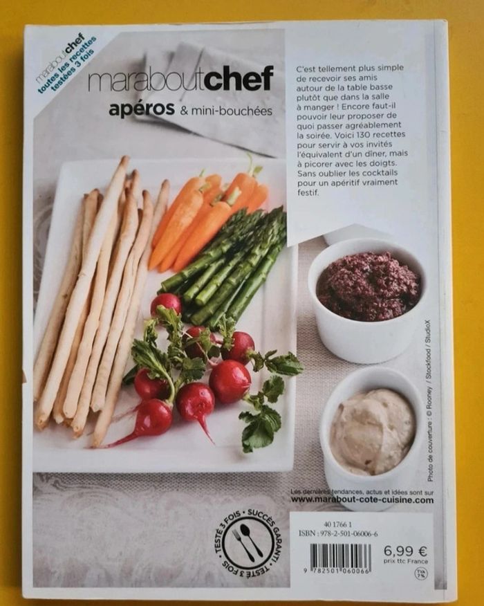 Livre de recettes MaraboutChef "Apéros et mini-bouchées" - photo numéro 2