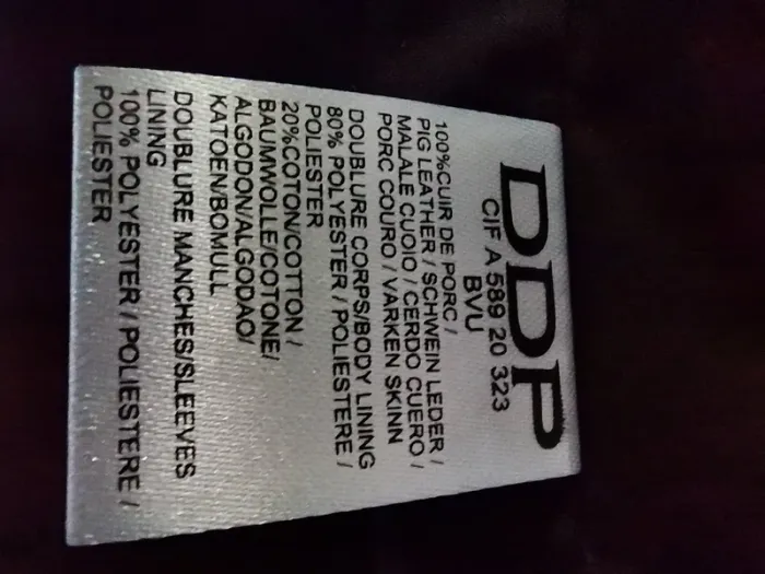 blouson DDP XL cuir marron - photo numéro 9