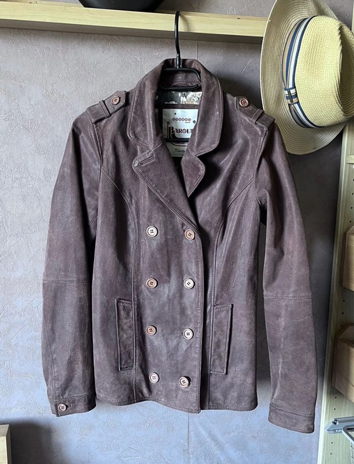 Veste en cuir Bonobo Jeans