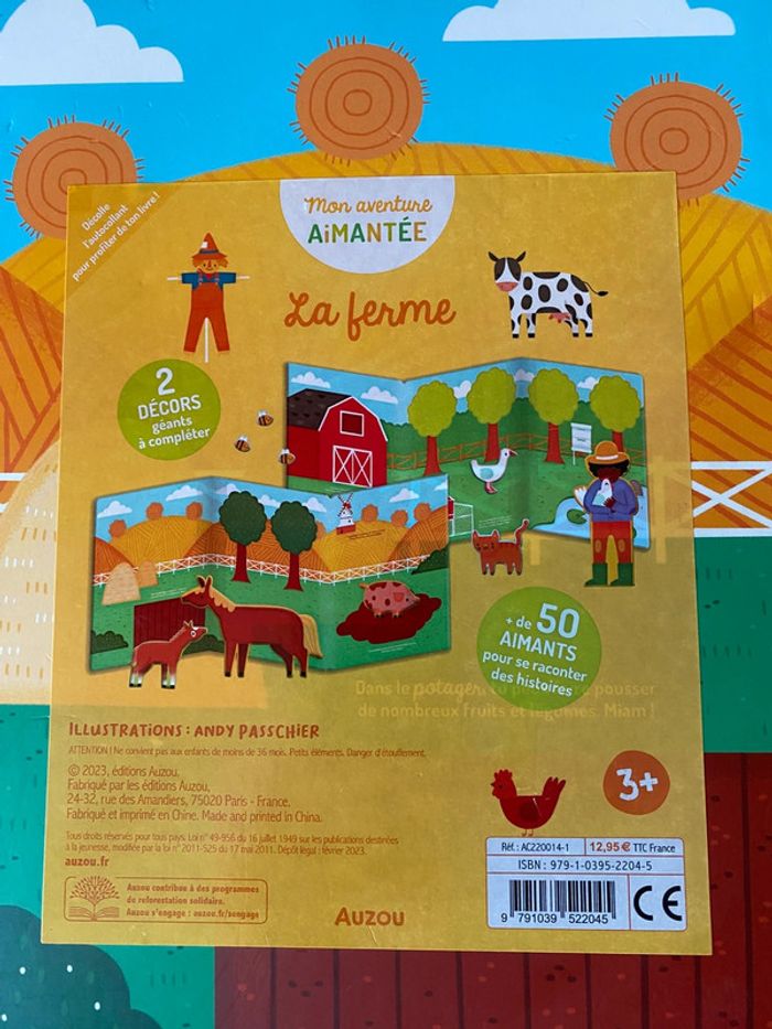Mon aventure aimantée La ferme Auzou - photo numéro 3