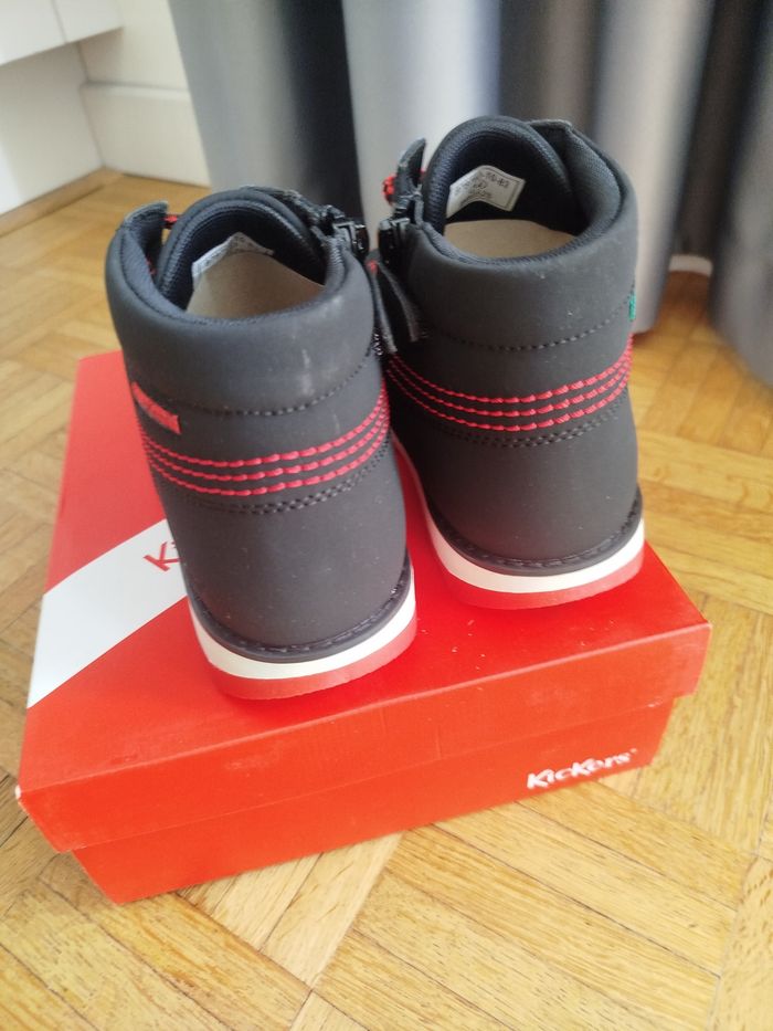 Bottines noires garçon Kickrally20. Marque Kickers 34 neuves - photo numéro 6