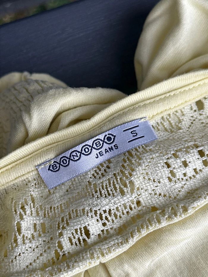 Haut sans manches été jaune clair bonobo 36/S - photo numéro 5