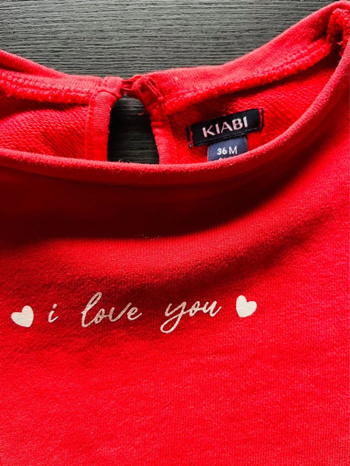 Pull I love you kiabi 36 mois - photo numéro 2