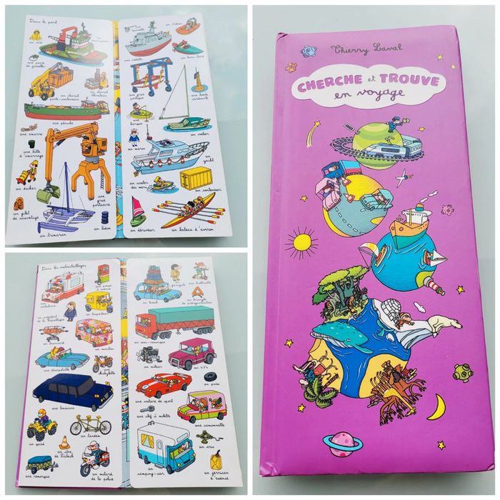 Livre Cherche et trouve en voyage, leger Beebs