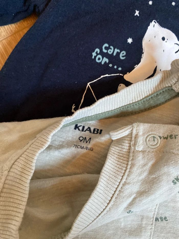 Lot t-shirt manches longues 9 mois - photo numéro 11