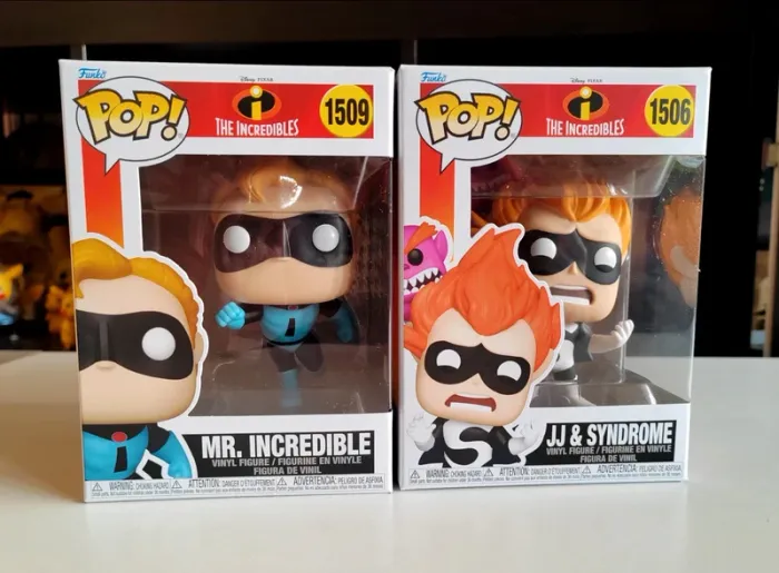 Lot de 2 Figurines Funko Pop Pixar - Disney, Incredibles 20th - Les indestructibles n°1509 & 1506 - photo numéro 6
