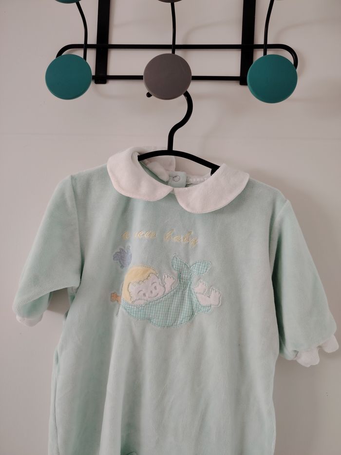 Pyjama bleu _ 3 mois - photo numéro 2