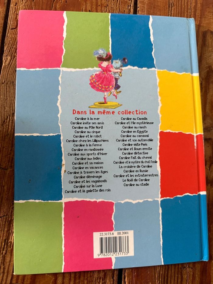 Caroline et les vacances de Titus livre bd album Pierre Probst bords colorés - photo numéro 2