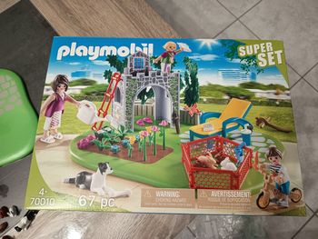 Playmobil super set 70010 famille et jardin 