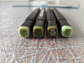 twinmarkers x4 - tons verts 