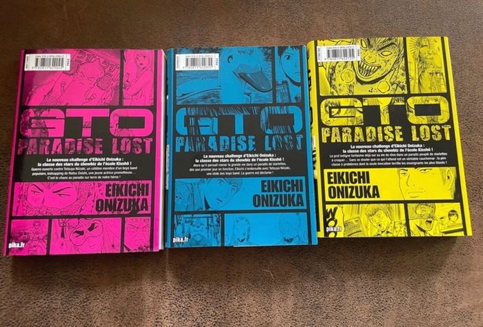 Lot de 3 Mangas GTO paradise lost tomes 1, 2 et 3 - photo numéro 2