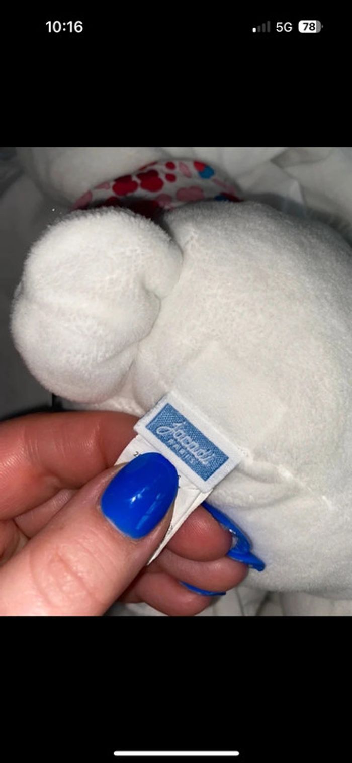 Doudou lapin jacadi bloomer - photo numéro 8