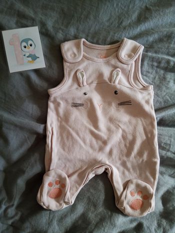 Pyjama sans manche "lapin" _ T.50cm