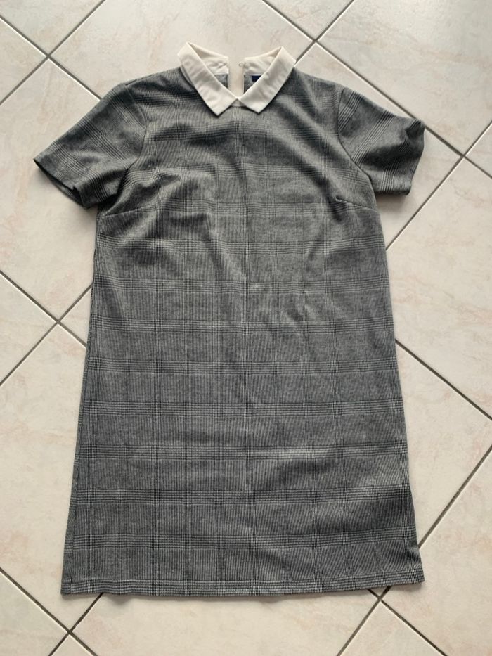 Robe carreaux noirs et blancs