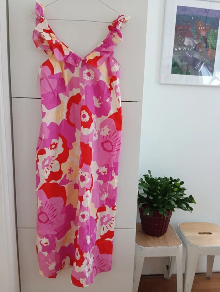 Robe d'été oversize multicolore rose Vila Taille S - photo numéro 3
