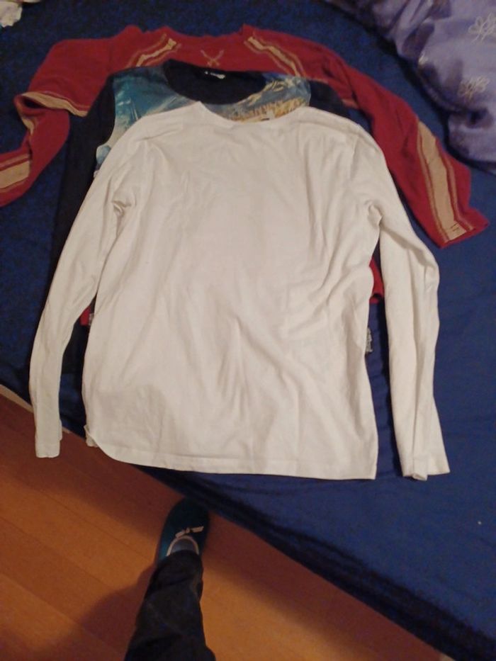 Lot 3 tee-shirts ML 14 ans - photo numéro 4