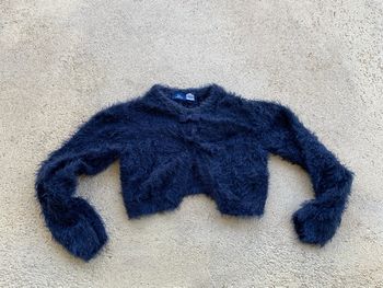 Gilet court boléro my chicco bleu marine