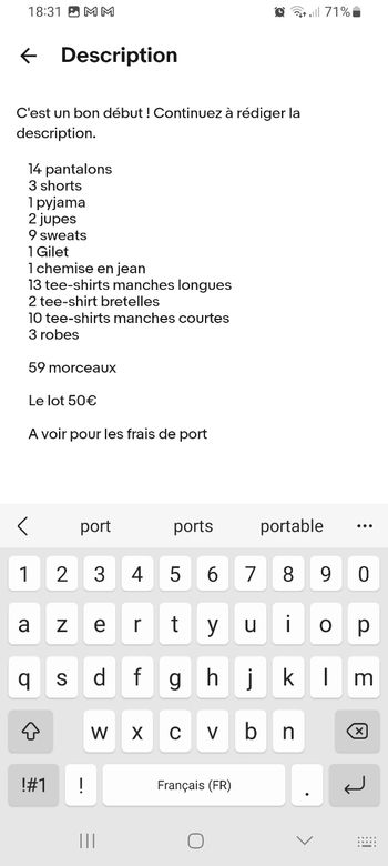 Lot vêtements 6 ans