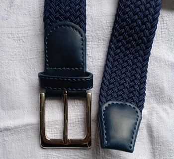 Ceinture élastique pour homme , marine 