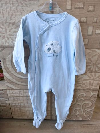 Pyjama ours sweat hugs 24 mois