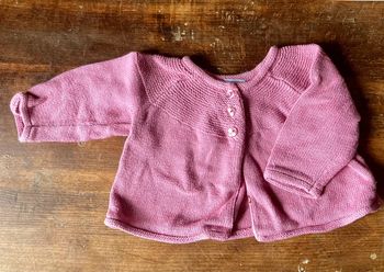 Gilet rose 18 mois Newness