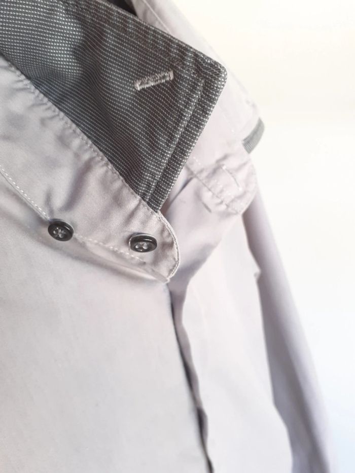 Belle chemise homme grise La Halle - photo numéro 3
