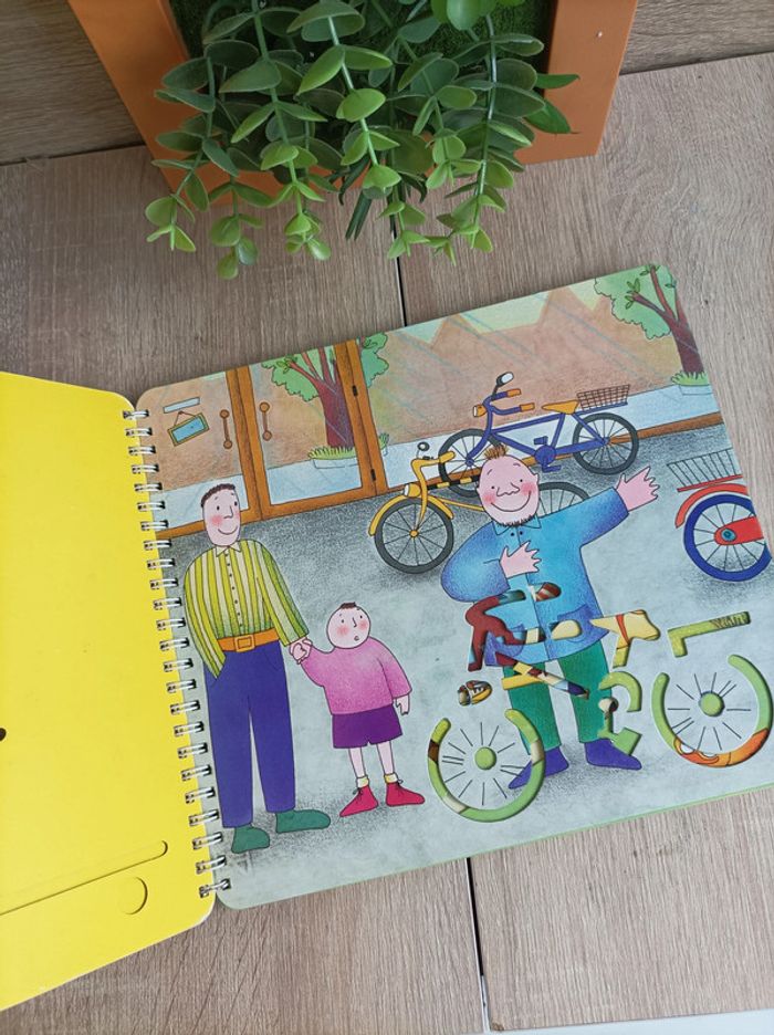 Livre enfants Les contours magiques Dessine et colorie les moyen de transport - photo numéro 2