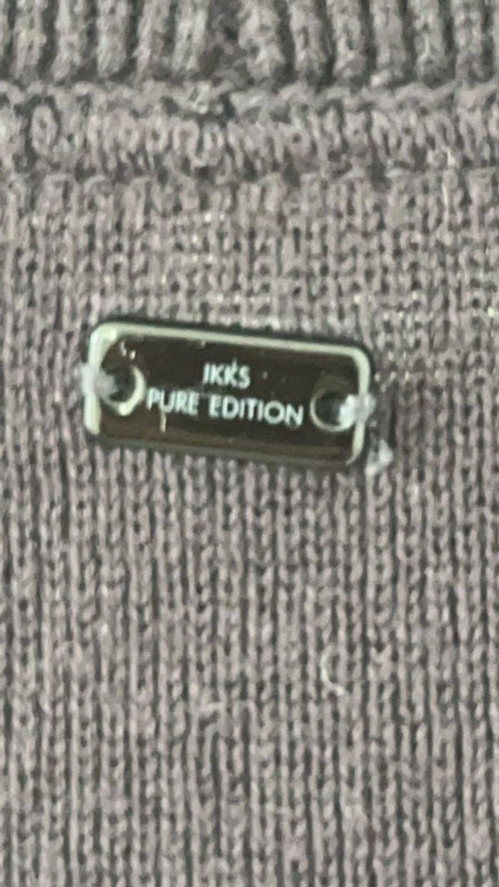 Pull en coton marine homme Ikks XL - photo numéro 5