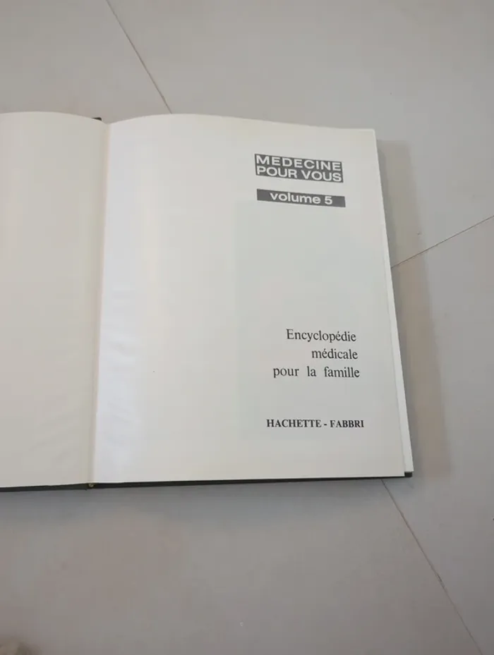 Encyclopédie médecine pour vous tome 5 hachette - photo numéro 2