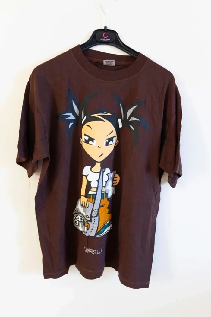 C49 t-shirt marron Ciudad campus L