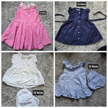 Robe 12mois bloomer bloomers ralph lauren coccodé jacadi