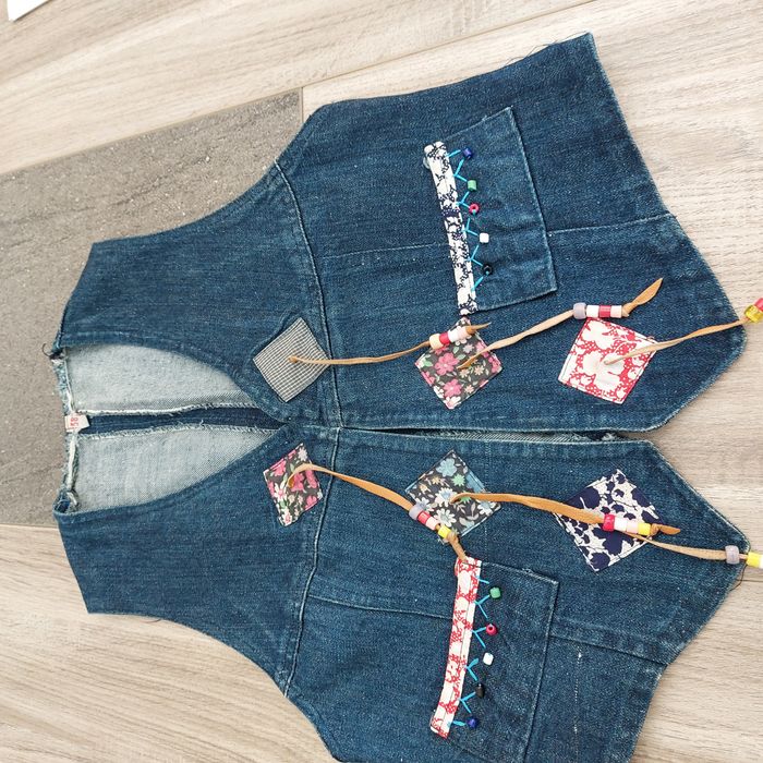 Gilet sans manches en jean
