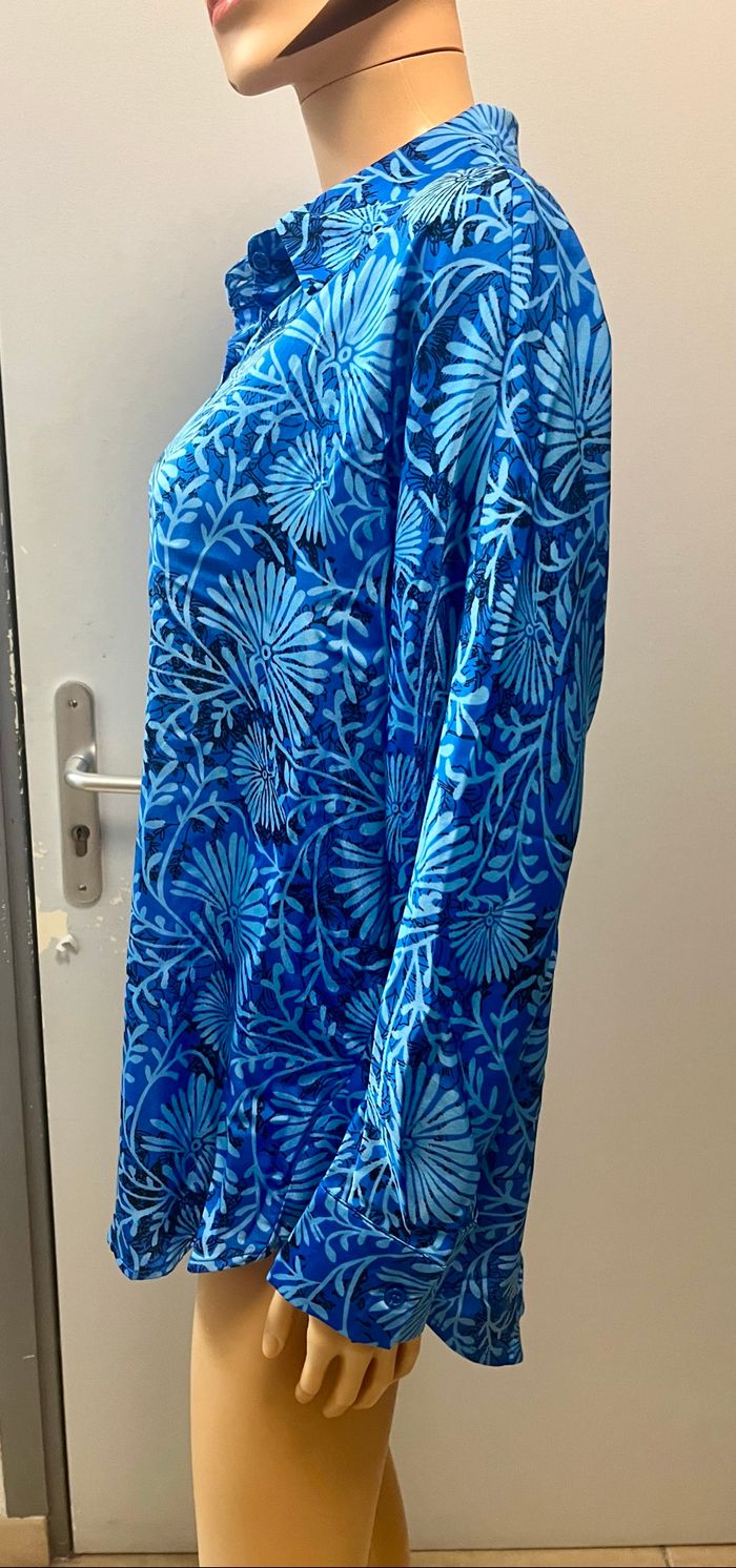 Chemise ML turquoise - photo numéro 5