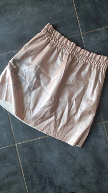 Jupe sympa teddy Smith 40 élastique rose 2 grandes poches