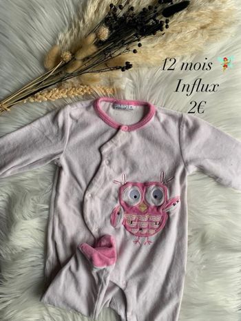 Pyjama 🧚‍♀️ 12 mois 🧚‍♀️ Influx